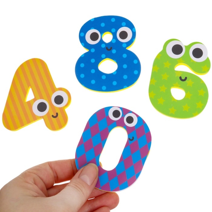 Набор стикеров EVA для ванны &laquo;Цифры&raquo;, Крошка Я