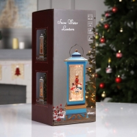 Светодиодная фигура «Фонарь с ёлкой» 10.5 × 26 × 10.5 см, пластик, батарейки ААх3 (не в комплекте), USB, свечение тёплое белое Светодиодная фигура «Фонарь с ёлкой» 10.5 × 26 × 10.5 см, пластик, батарейки ААх3 (не в комплекте), USB, свечение тёплое белое