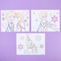 3D-планшет для рисования &laquo;Холодное сердце&raquo;, неоновые маркеры, световые эффекты, с карточками