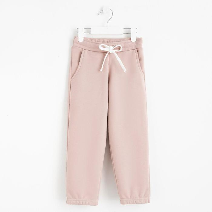 Костюм детский (худи, брюки) Casual Collection KIDS цвет пудровый, рост 122