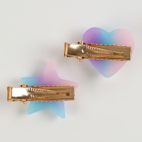 Заколки для волос  2шт, космос