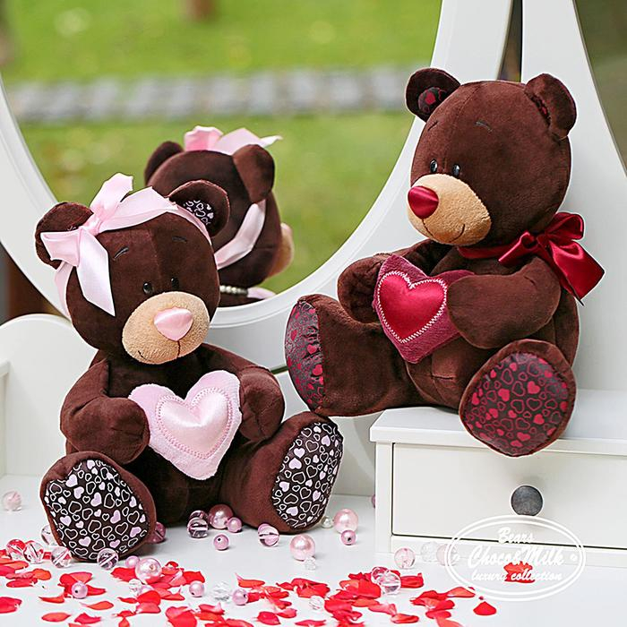 Мягкая игрушка «Медведь Milk с сердцем», 15 см Мягкая игрушка «Медведь Milk с сердцем», 15 см