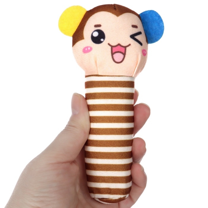 Игрушка пищалка, шуршалка &laquo;Обезьянка&raquo;, Крошка Я