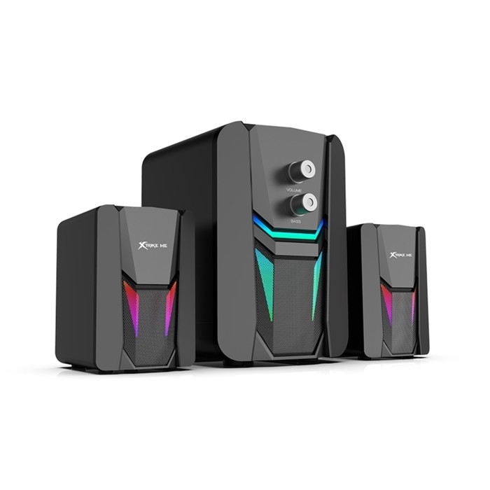 Компьютерные колонки Xtrike Me SK-612, 2х3 Вт + 5 Вт, USB, подсветка, чёрные Компьютерные колонки Xtrike Me SK-612, 2х3 Вт + 5 Вт, USB, подсветка, чёрные