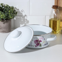 Кастрюля эмалированная &laquo;Мозаика&raquo; 1,5 л, d=15 см, индукция