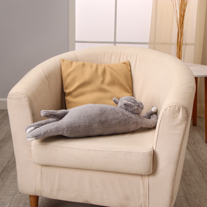 Мягкая игрушка &laquo;Кот&raquo;, 70 см, цвет серый