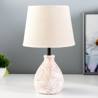 Настольная лампа "Магда" Е14 40Вт бежевый 20х20х33см RISALUX Настольная лампа "Магда" Е14 40Вт бежевый 20х20х33см RISALUX