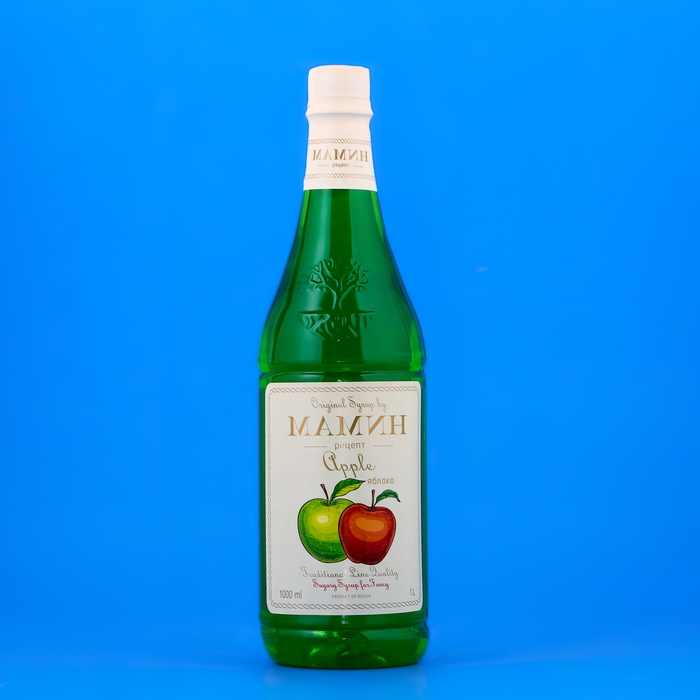 Сироп Сироп "Мамин рецепт" со вкусом яблока, ПЭТ, 1 л