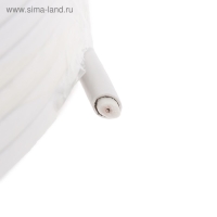 Кабель телевизионный PROconnect RG-6U, бухта 100 м, 75 Ом, CCS/Al/Al, 48%, белый