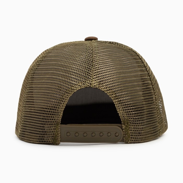 Бейсболка мужская MINAKU с нашивкой цвет зеленый , размер 56-58