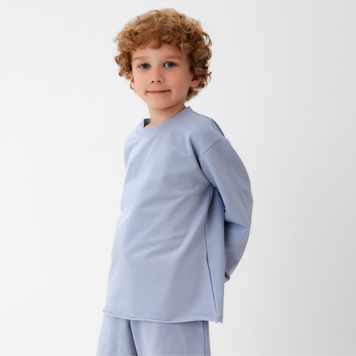 Футболка детская с дл.рукавом KAFTAN, р. 32 (110-116 см), серый Футболка детская с дл.рукавом KAFTAN, р. 32 (110-116 см), серый