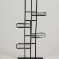 Подставка для цветов Greengo, 6 полок, 44 &times; 22 &times; 105 см, напольная, металл, тёмно-серая