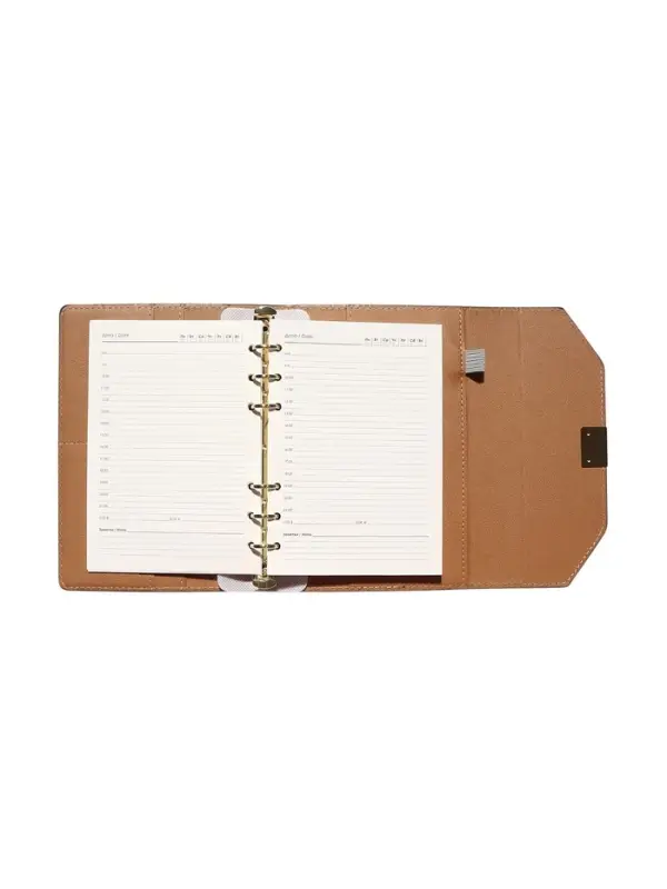 Органайзер на кольцах, C6, с клапаном, 80л, линия, к/зам, Черный