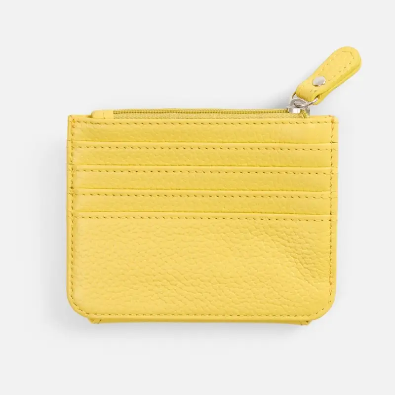Картхолдер на молнии Unison, желтый