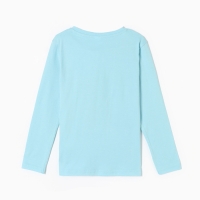 Футболка с длинным рукавом "Холодное сердце", Disney, рост 98-104, голубой