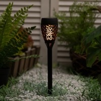 Светильник на солнечной бат. "СТАРТ", "Маори Лайт" 6x39 см, IP44, 6 LED, эфф. огня, Т/БЕЛЫЙ Светильник на солнечной бат. "СТАРТ", "Маори Лайт" 6x39 см, IP44, 6 LED, эфф. огня, Т/БЕЛЫЙ