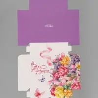 Коробка для кондитерских изделий &laquo;Ты прекрасна&raquo;, 17 &times; 20 &times; 6 см