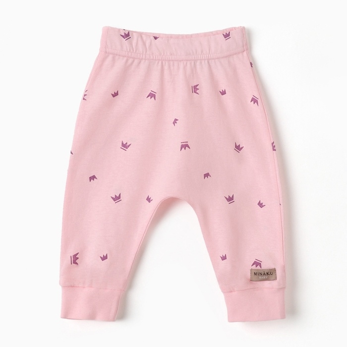 Штанишки детские MINAKU, цвет розовый, рост 80-86 см Штанишки детские MINAKU, цвет розовый, рост 80-86 см