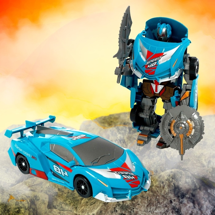 Набор роботов &laquo;Гоночные автомобили&raquo;, трансформируются