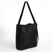 Сумка женская тоут на магните, цвет чёрный Сумка женская тоут на магните, цвет чёрный