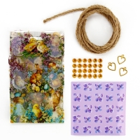 Набор для украшения яиц &laquo;Цыплята ретро&raquo;, 9 х 16 см