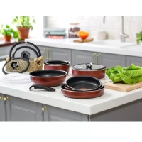 Набор посуды Ingenio Red 5 04175810, со съемной ручкой