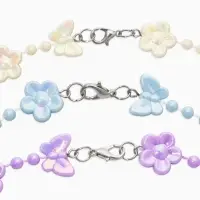 Бусы детские Выбражулька &laquo;Бабочки&raquo;, 40 см, цвет МИКС