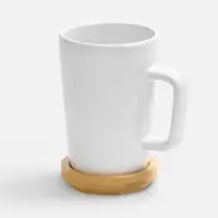 Кружка Vierra с крышкой-костером, белая