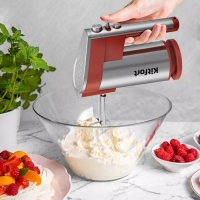 Миксер Kitfort КТ-3426, ручной, 300 Вт, 5 скоростей, оранжевый Миксер Kitfort КТ-3426, ручной, 300 Вт, 5 скоростей, оранжевый