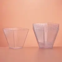 Форма пластиковая одноразовая для фуршета &laquo;Брюссель&raquo;, 150 мл, прозрачая