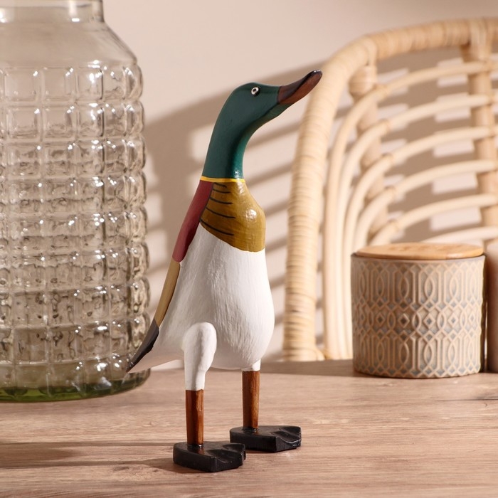 Сувенир дерево "Селезень" 13х12х23 см