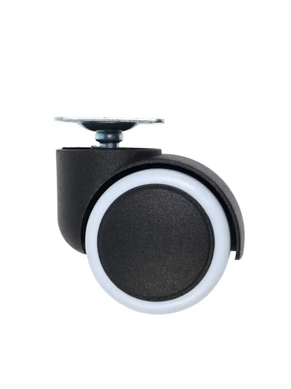 Колесо мебельное ТУНДРА, d=50 мм, на площадке 35х35 мм, набор 4 шт