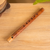 Сувенирный музыкальный инструмент "Флейта" бамбук, цв. коричневый, 30х2х2 см