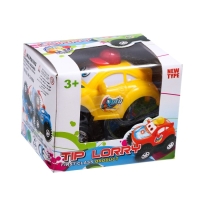 Машина-перевёртыш &laquo;Безумный гонщик&raquo;, работает от батареек, световые эффекты, цвета МИКС