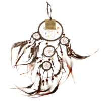 Ловец снов "Пять серых колец" 0,7х15х40 см Ловец снов "Пять серых колец" 0,7х15х40 см