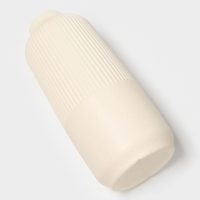 Ваза для цветов, пластик, 9.5&times;4&times;25 см, белый