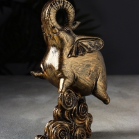 Фигура "Слон на волне" 19х13х6 см