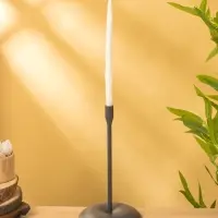 Подсвечник "Аскет" черный 14х14х25,5 см