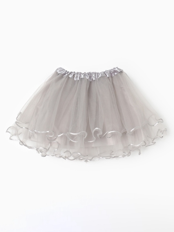 Юбка сетка детская KAFTAN, серый, размер 28