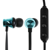 Наушники Luazon T11, беспроводные, вакуумные, ВТ 4.1, микрофон, 80 мАч, голубые Наушники Luazon T11, беспроводные, вакуумные, ВТ 4.1, микрофон, 80 мАч, голубые