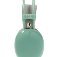 Наушники полноразмерные Mybit W-33, RGB подсветка, BT5.3, 800 мАч, Type-C, зелёные