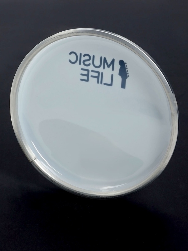 Пластик для барабана Music Life 6 дюймов, белый Пластик для барабана Music Life 6 дюймов, белый