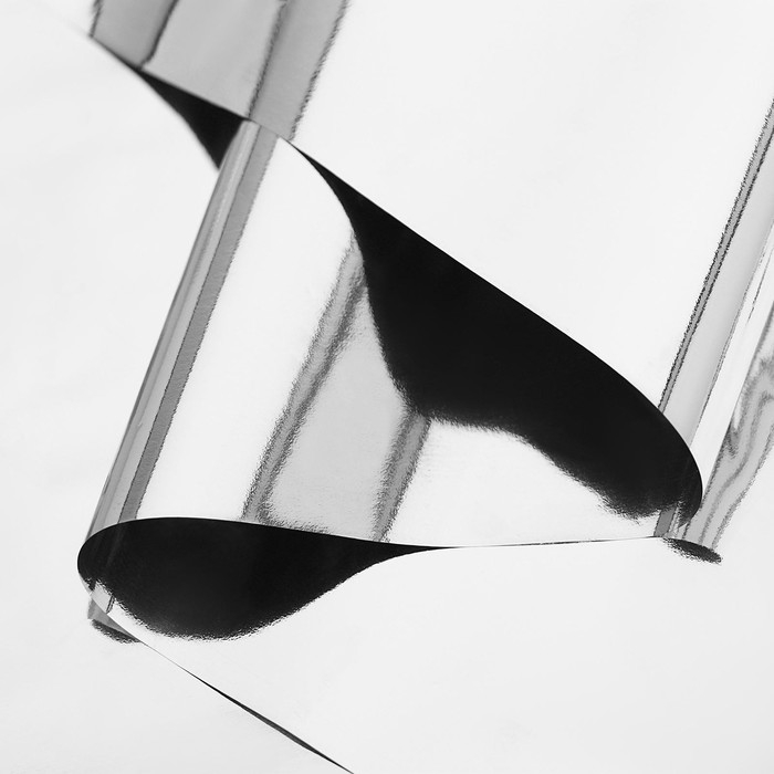 Плёнка упаковочная полисилк &laquo;Серебро&raquo; 0.7х20м