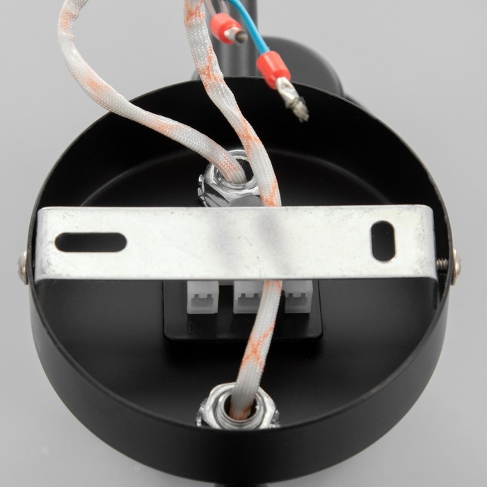 Люстра "Моки" 2хЕ14 40Вт черный 40х19 см