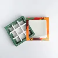 Коробка для конфет, кондитерская упаковка, 9 ячеек, &laquo;Любимому учителю&raquo; 14.5 х 14.5 х 3.5 см