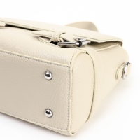 Сумка женская, 22*11*17, отд на молнии, длин ремень, серый