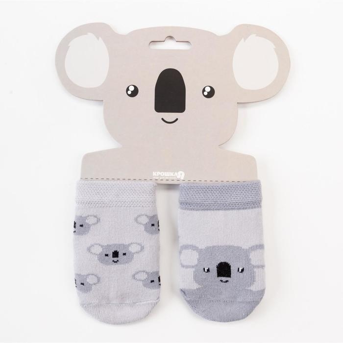 Набор носков Крошка Я «Коала», 2 пары, 10-12 Набор носков Крошка Я «Коала», 2 пары, 10-12