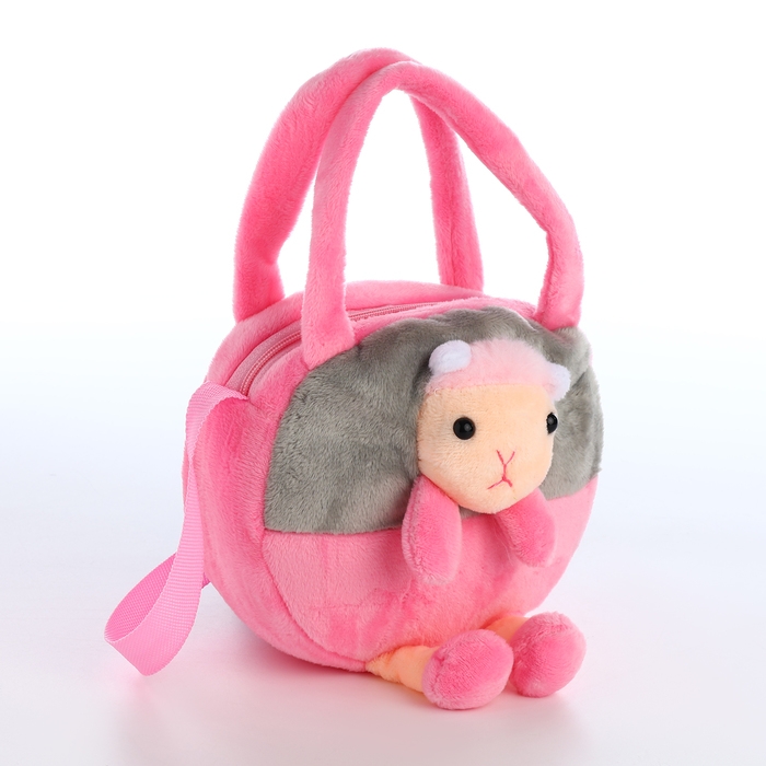 Сумка детская на молнии «Выбражулька», цвет розовый Сумка детская на молнии «Выбражулька», цвет розовый