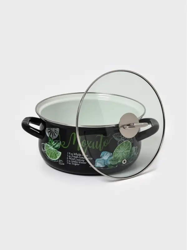 Кастр.сфер. 3л (черная)Мохито