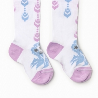 Колготки детские &laquo;Эльза&raquo;, Холодное сердце, рост 104-110 см, цвет белый